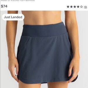 Free fly skort